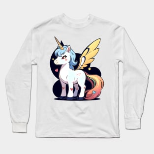Unicorn Rainbow 13 Long Sleeve T-Shirt